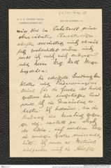 Nachlass Franz Steindachner, Brief von N. Post an Franz Steindachner (02.04.1907), Inv.Nr. 404.07, Seite 5